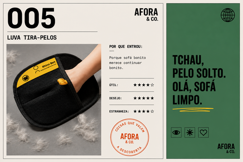 005 - Luva Tira Pelos